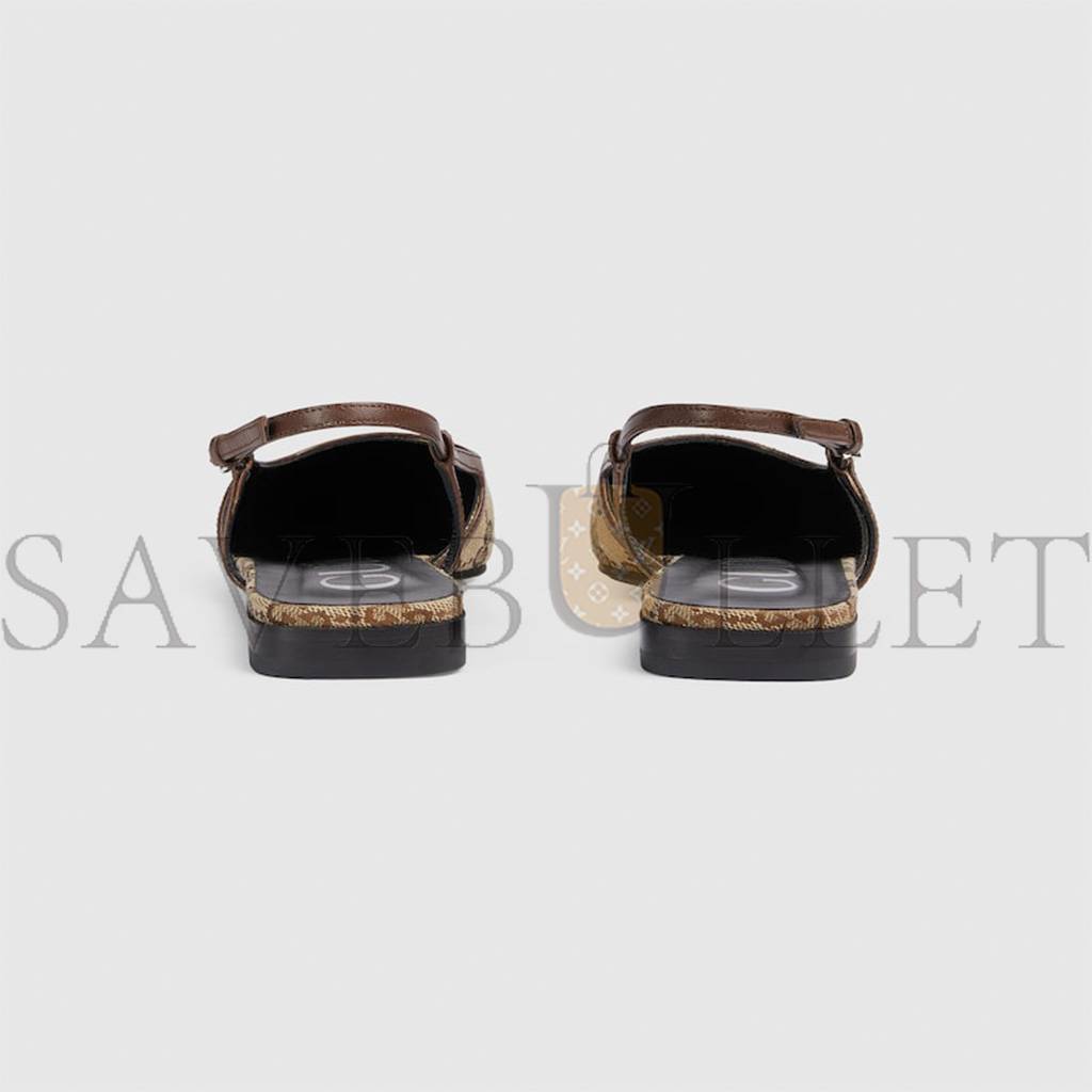 GUCCI WOMEN'S GG SLINGBACK BALLET FLAT 762420 GUCCI WOMEN'S GG SLINGBACK BALLET FLAT 762420